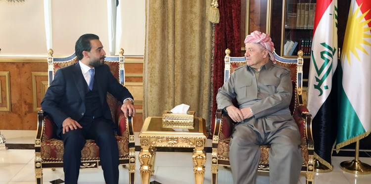 الرئيس بارزاني والحلبوسي يتفقان على 6 نقاط